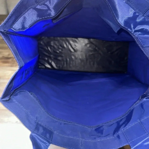 VTG 1999 hello kitty sanrio co. smiles ltd blue nylon tote handbag - Picture 14 of 16